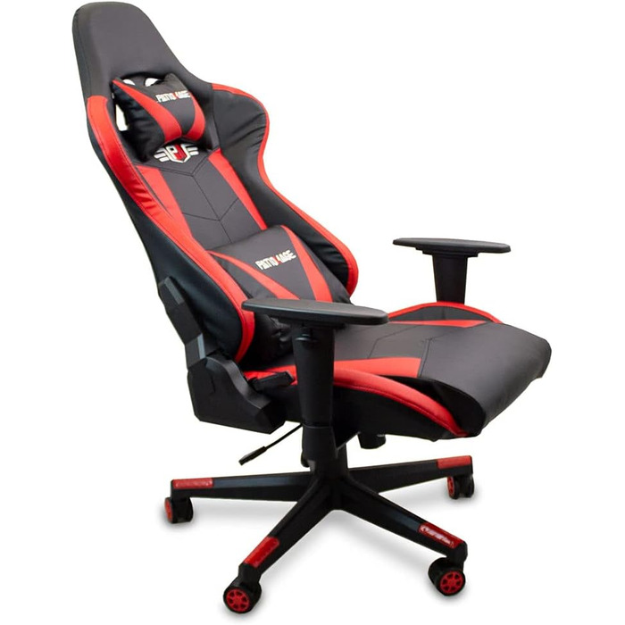 Ігрове крісло Lacestone Patiomage, обертове крісло, ігрове крісло, комп&39ютерне ігрове крісло, ігрове крісло (червоне)