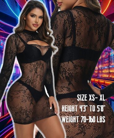 Жіноче сексуальне плаття-боді Hilergy, сітка з вирізами, облягаюче, еластичне, M–XL