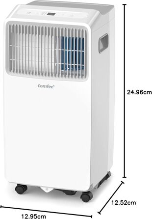 Мобільний кондиціонер Comfee MPPHA-07CRN7, 7000 BTU 2,0 кВт, охолодження, вентиляція та осушення, розмір приміщення до 68 м (25), мобільний кондиціонер з витяжним шлангом