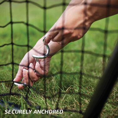 Футбольні ворота BERG SportsGoal для саду та тренувань Міцні металеві ворота Всепогодні футбольні ворота для дітей та дорослих Легко збираються Ідеально підходять для футбольних тренувань M (240x160)