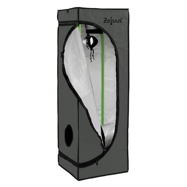 Тент для вирощування Zelsius MyHomeGrow Кімната для вирощування в приміщенні Гроубокс (40 x 40 x 160 см, Сірий) Сірий 40 x 40 x 160 см