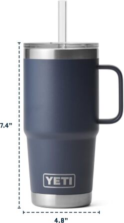 Чашка для пиття YETI Rambler з кришкою-трубочкою, тропічний рожевий, 739 мл