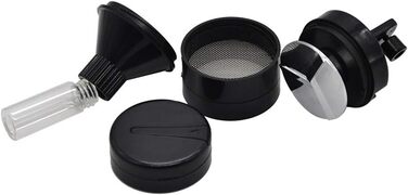 Порошкова шліфувальна машина Порошковий млин Ручна шліфувальна машина з лійкою та скляною пляшкою Ручна шліфувальна машина для приправ зі скляною пляшкою Подрібнювач порошку