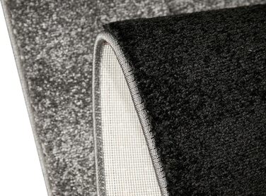 Дизайнерський килим для вітальні килим в клітинку зелений сірий кремовий чорний розмір 60x110 см