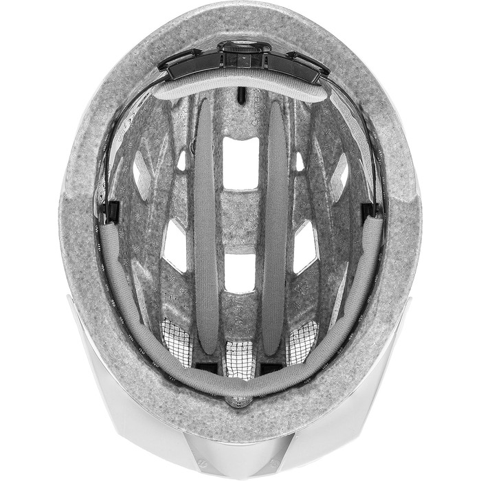 Легкий велосипедний шолом для дітей - індивідуальне регулювання розміру - висувний зі світлодіодним підсвічуванням біло-рожевий 52