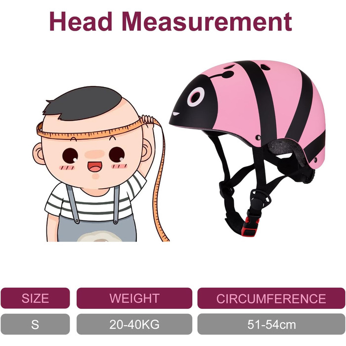Дитячий шолом для 2 3 4 5 років хлопчики дівчатка, розмір 50-54 см, регульований дитячий велосипедний шолом молодіжний шолом для ф