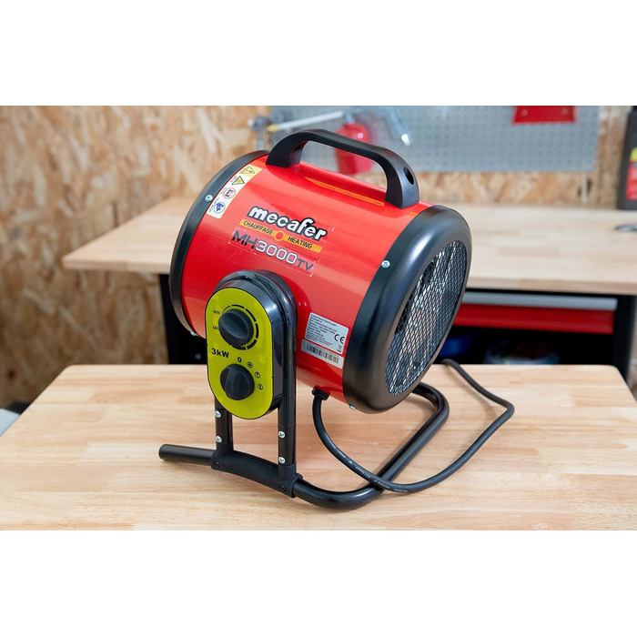 Теплова гармата Mecafer MH3000VT, 3000 Вт, Turbo, до 40 м