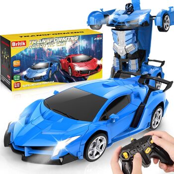 3-8 Years Girl Boy Transformer Remote Car Toy for Children Gift for Girl Boy 3 4 5 6 7 8 9 10 Years RC Car Robot 360 Rotation 2.4G