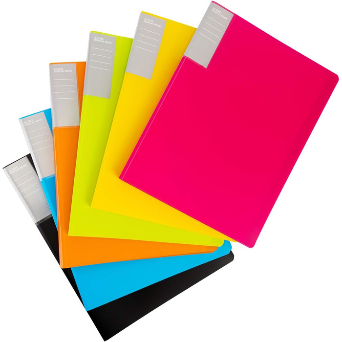 Дисплейний блокнот Storeo Basics, A4, 30 стійок, 6 шт. , різнокольоровий