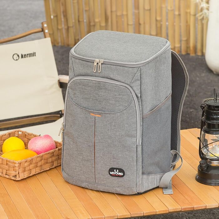 Рюкзак-холодильник 25 л, терморюкзак, сумка для пікніка, велика ізольована сумка-холодильник для чоловіків та жінок для пляжу/пікніка/кемпінгу/барбекю/походів, синій