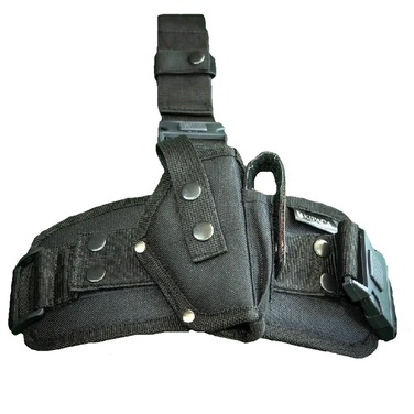 Кобура на стегно для ПМ кордура Kirasa чорна(Арт.KI282)