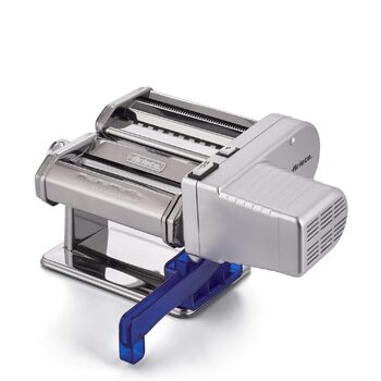 Електрична машина для пасти Ariete Pastamatic 1593 2 швидкості імпульсний режим, 9 рівнів товщини тіста, 5 форм для макаронів, затискач та ручний привід, 90 Вт