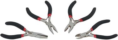 Набір плоскогубців для електроніки та точної механіки, 4 шт.