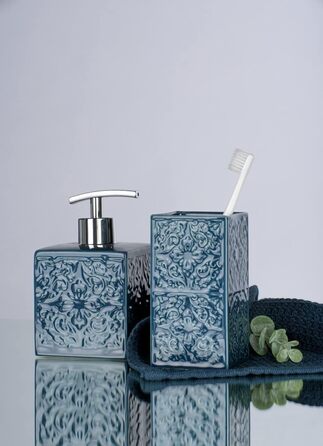 Дозатор для мила WENKO Mod. Cordoba, багаторазовий дозатор для рідкого мила, лосьйону або миючого засобу, виготовлений з високоякі