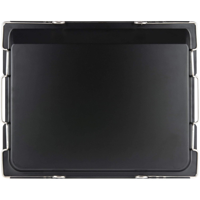 Деко для випікання Grizzly регулюється за розміром, деко для духовки висувається від 41 до 51 см, з обідком висотою 2 см, регульований деко для духовки Висувна рама, 41-51 см