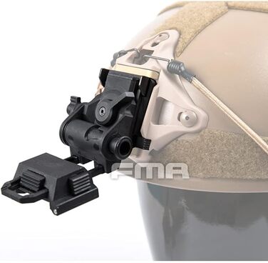 Тактичні мисливські окуляри нічного бачення GPNVG 18 та пластикове кріплення L4G24 NVG для страйкболу, чорного кольору