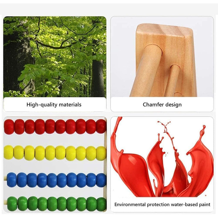 Рахівниця, дерев&39яна логарифмічна лінійка, дерев&39яна дитяча іграшка, іграшка Монтессорі, математика зі 100 дерев&39яними намис