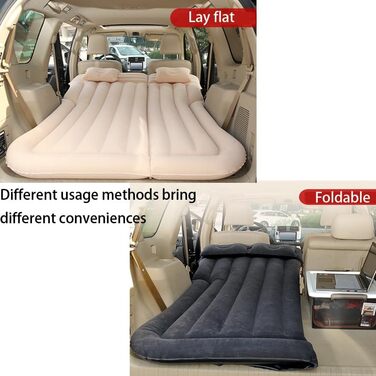 Автомобільний матрац для BMW 3 серії E90 E91 M-Tech 2005-2008, портативний комфортний автомобільний надувний матрац, надувний матрац для багажника, автомобільні аксесуари, синій (звичайний синій)