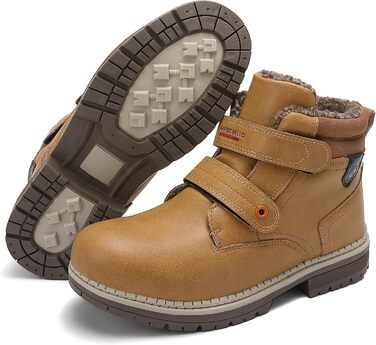 Дитяче зимове взуття ARRIGO BELLO, зимові чоботи, для хлопчиків та дівчаток, розміри 31-38, застібка на липучці, на підкладці, теплі, зручні, нековзні зимові чоботи, жовті, розмір 37 EU