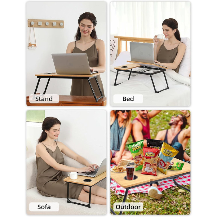 Письмовий столик на колінах (коричневий)