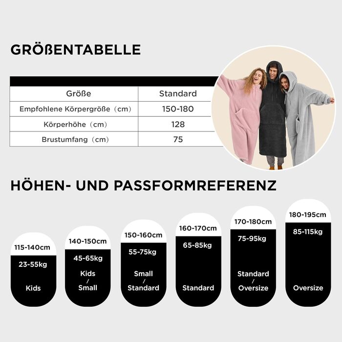 Ковдра з худі BEDSURE з рукавами - Затишний светр у подарунок для жінок - Носима ковдра для дорослих, Затишна ковдра з рукавами, Різдвяні подарунки для жінок, Дівчина, Рожевий 129x75 03 Рожевий
