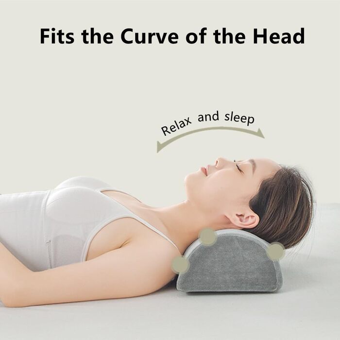 Подушка з піни з ефектом пам&39яті у формі півмісяця, ортопедична опорна подушка для ліжка, спини, шиї, ніг та колін, клиноподібна подушка для колін, серповидна подушка, подушка для підняття ніг для шиї, колін та попереку