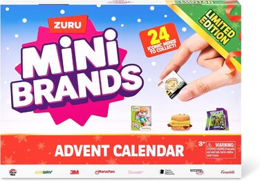 Адвент-календар Mini Brands Zuru, 24 мініатюри, обмежена серія 2024