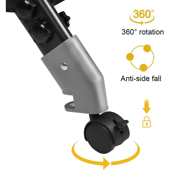Дитяче ліжечко 3-в-1, дитяча колиска та дорожнє ліжечко, 4-рівневе регулювання висоти дитячого ліжечка, відкидне крісло, ліжечко, колиска для дітей вагою до 25 кг - 104 x 52 x 100-110 см - чорний колір