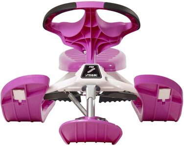 Санки STIGA Snowracer Racing Toboggan Curve Steering Sled для дітей від 7 років рожевого кольору