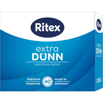Презервативи Ritex Extra Thin, ультратонкі, 40 шт