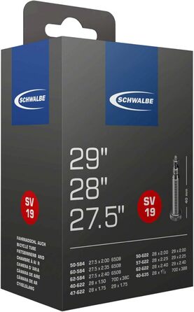Комплект камер Schwalbe SV 19F 29 Plus Freeride (2 шт.)