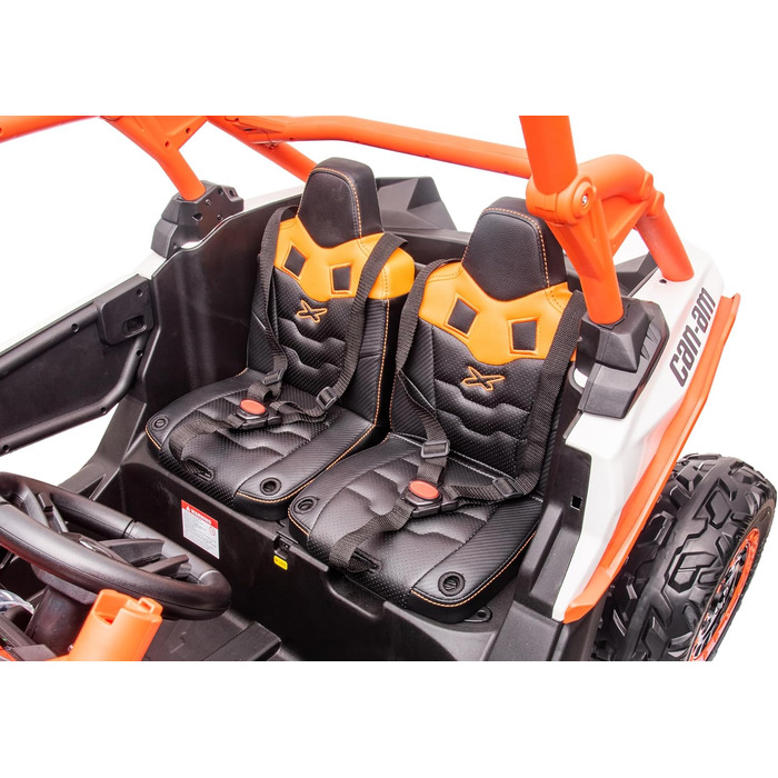 Дитячий електромобіль FINOOS Maverick Buggy 24V, дитячий автомобіль 2-місний, з пультом дистанційного керування 2.4GHz, 4 x мотор