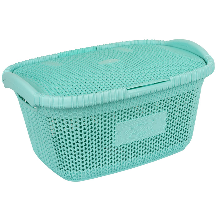 Кошик для білизни Violet House 1002 Віолетта Soft Mint 28 л (6852929)