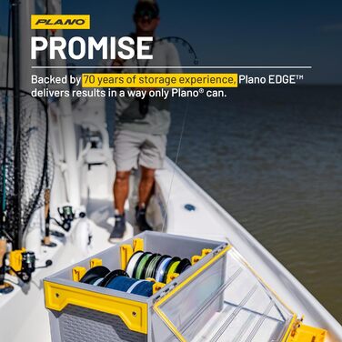 Ящики для зберігання рибальських снастей серії Plano Edge, високоякісне рибальське спорядження із захистом від іржі, Leader Management