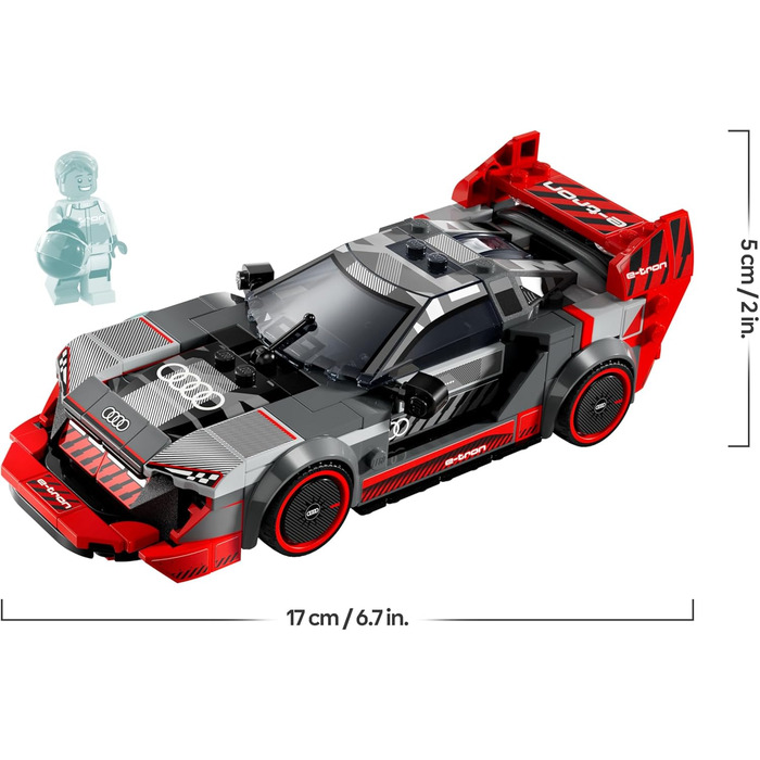 Конструктор LEGO Speed Champions 76921, Гоночний автомобіль Audi S1 e-tron quattro, 274 деталі