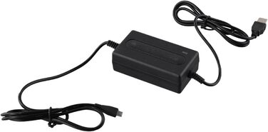 Джерело безперебійного живлення 5V 2A з літієвим акумулятором 3200mAh, компактне та безпечне для камер спостереження, модемів та систем безпеки. Корпус з ABS-пластику, розміри 90 50 29 мм