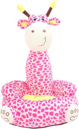 Дитяче крісло Cryfokt з мультфільмами, м&39яке незалежне космічне крісло, кришталевий оксамитовий матеріал для дому, дитячої кімнати, плюшеве крісло для малюків (рожевий олень)