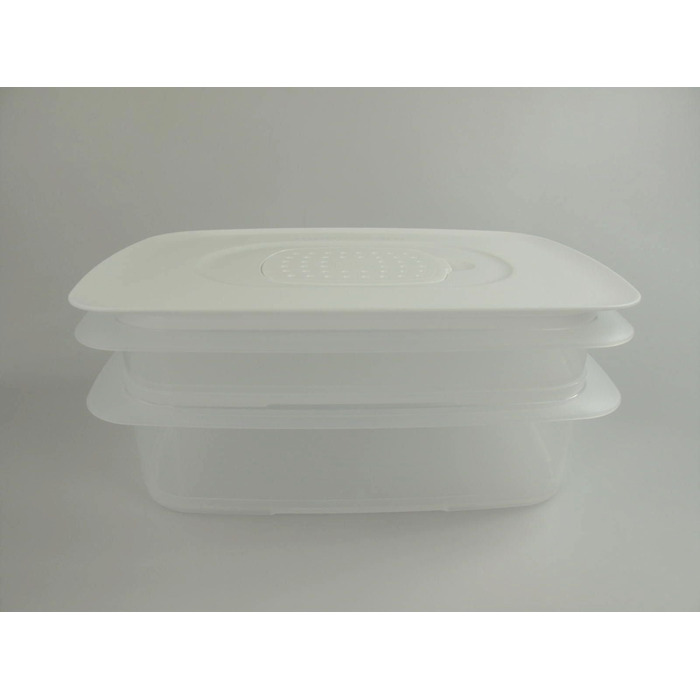 Контейнер TUPPERWARE CoolN Fresh 1.5 л 700 мл кришка Climate білий Coolsmart P 22156