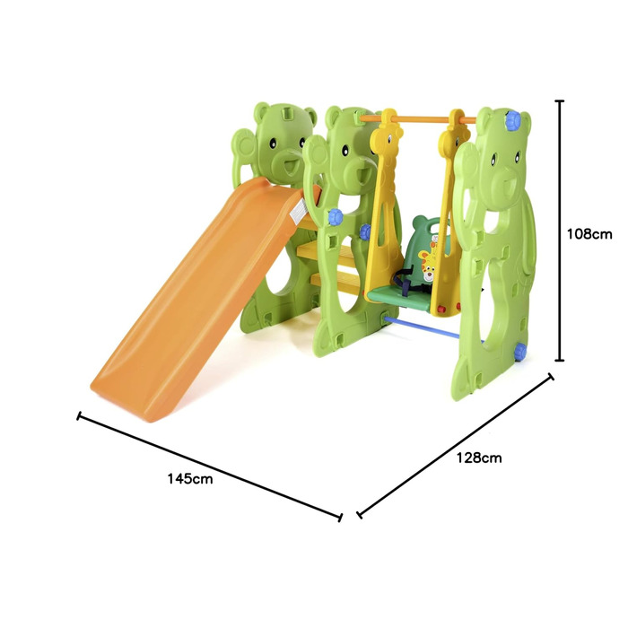 Дитячі гойдалки Baby Vivo Гойдалки каркасні Садові гойдалки Гойдалки з гіркою Дитячі Внутрішні Зовнішні Джунглі