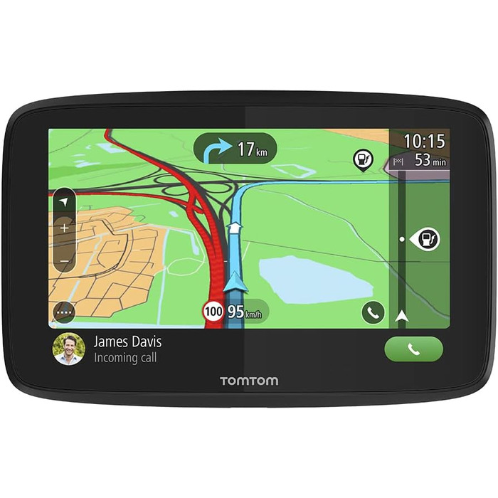 Навігаційний пристрій TomTom GO Essential (6 дюймів, уникнення заторів завдяки TomTom Traffic, оновлення карт Європи, дзвінки в режимі hands-free, оновлення через Wi-Fi) 6 дюймів Новий