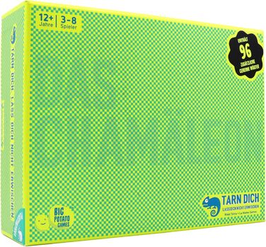 Велика картопля Хамелеон Настільна гра-блеф для сімей та вечірок Викрий зрадника Для 38 гравців віком від 14 років 15-хвилинна гра в Хамелеон (німецька версія)