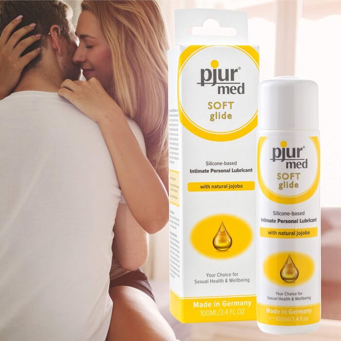 Лубрикант Med Soft Glide на основі силікону, з натуральною олією жожоба, 100 мл