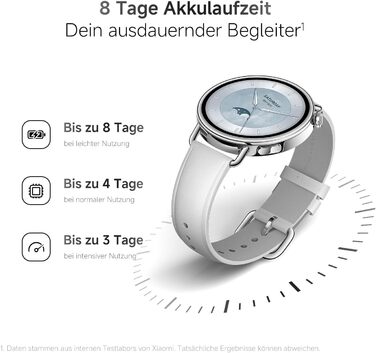 Розумний годинник XIAOMI Watch S4 41 мм корпус з нержавіючої сталі, надлегкий, понад 150 спортивних режимів, точне прогнозування менструального циклу, функція екстреного виклику, фтореластомерний ремінець, чорний