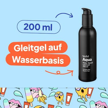 Водний гель-лубрикант Sinful Aqua, 200 мл, без ароматизаторів