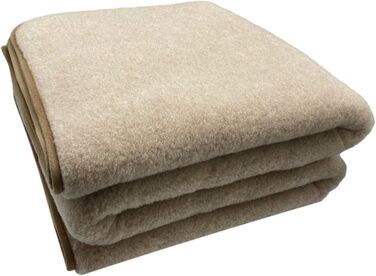 Вовняна ковдра Lama Alpaca 20 вовна альпаки 80 вовна мериноса, ковдра з натуральної вовни (140x200)