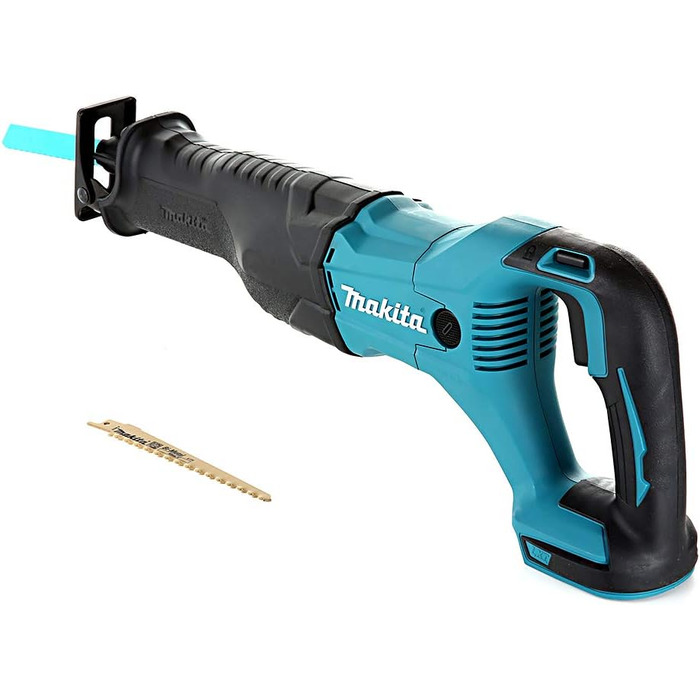 Акумуляторна пила Recipro solo - тільки інструмент без аксесуарів, без акумулятора, без зарядного пристрою, синій, сріблястий, 1,