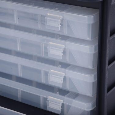 Шаровий контейнер для рибальських снастей, велика місткість 4-шарового контейнера з ручкою для глибоководної риболовлі та риболовлі з човна, 4-