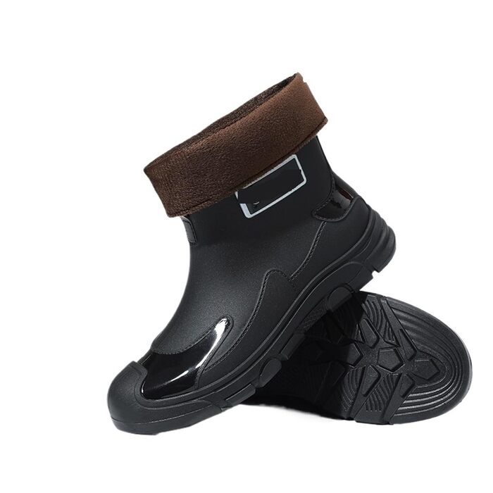 Чоловічі гумові чоботи, гумові чоботи, для активного відпочинку на природі, водонепроникні, нековзні, для верхової їзди, кухонні, робочі чоботи, колір 1, EU 39