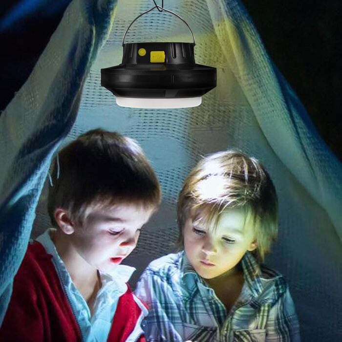 Сонячний кемпінговий ліхтар Hemobllo з регульованим портативним ліхтарем для кемпінгу, кемпінгу та намету, акумуляторний, USB-кабель, аварійне освітлення