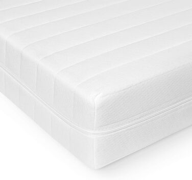 Ортопедичний 7-зонний матрац Mister Sandman 200x200 см H2 H3, матрац з холодної піни 200x200 см, Вироблено в Німеччині, висота 15 см, 200 x 200 см